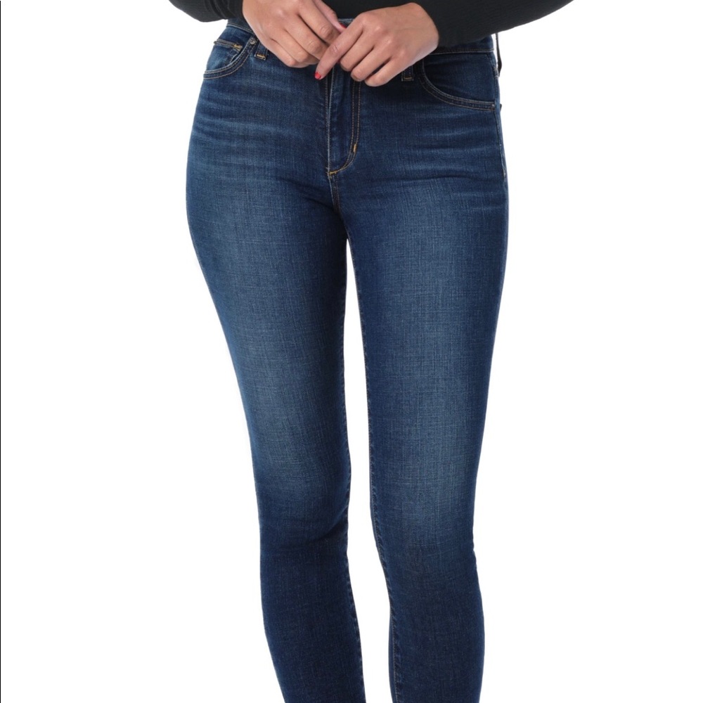 Joe high rise curvy skinny ankle jeans